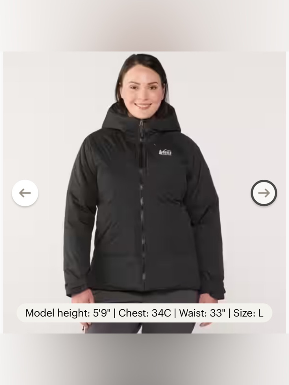 REI Women’s Stormhenge Down Hybrid Waterproof Jacket with Hood - Picture 8 of 16